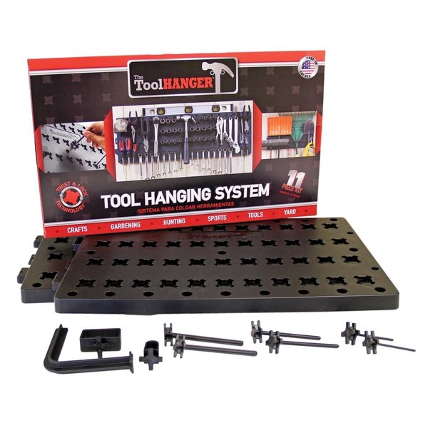 Hansen Global 11-Piece Tool Hanger Kit, Universal Tool Organizer 8209